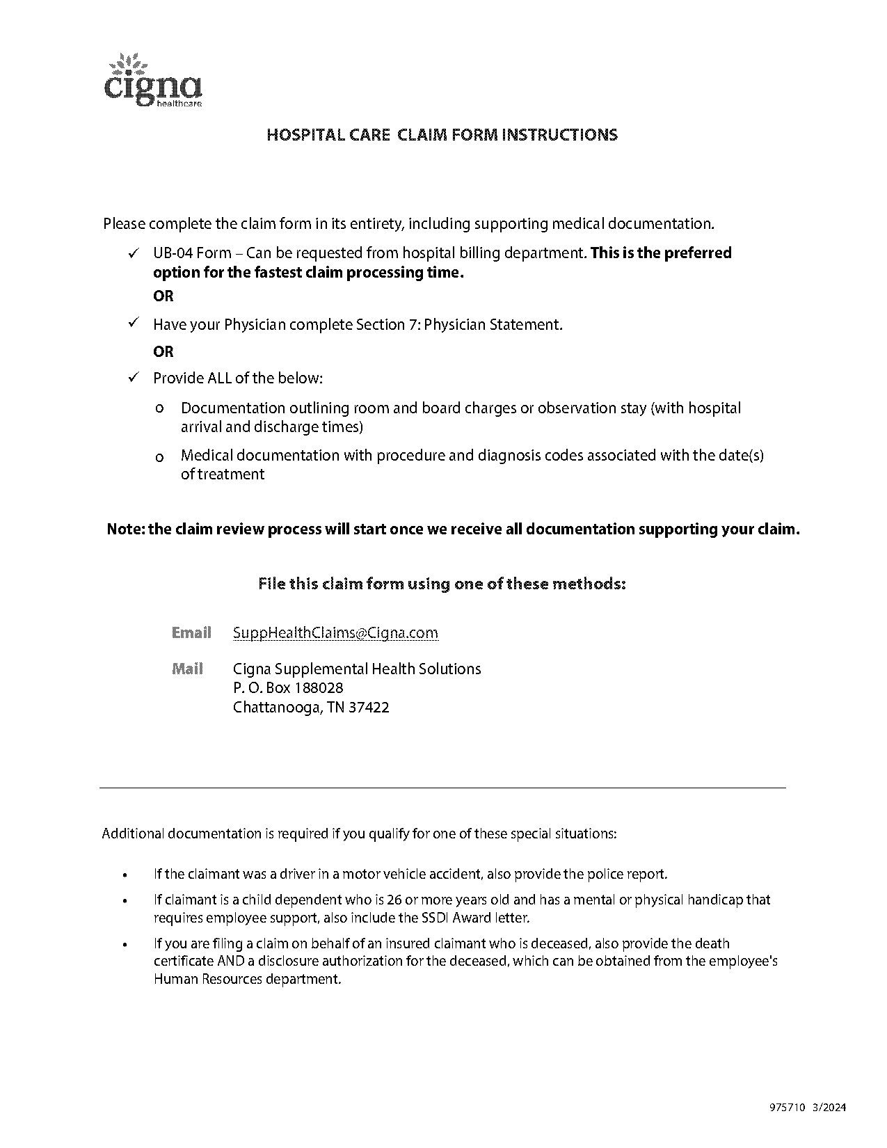 cigna long term disability check status